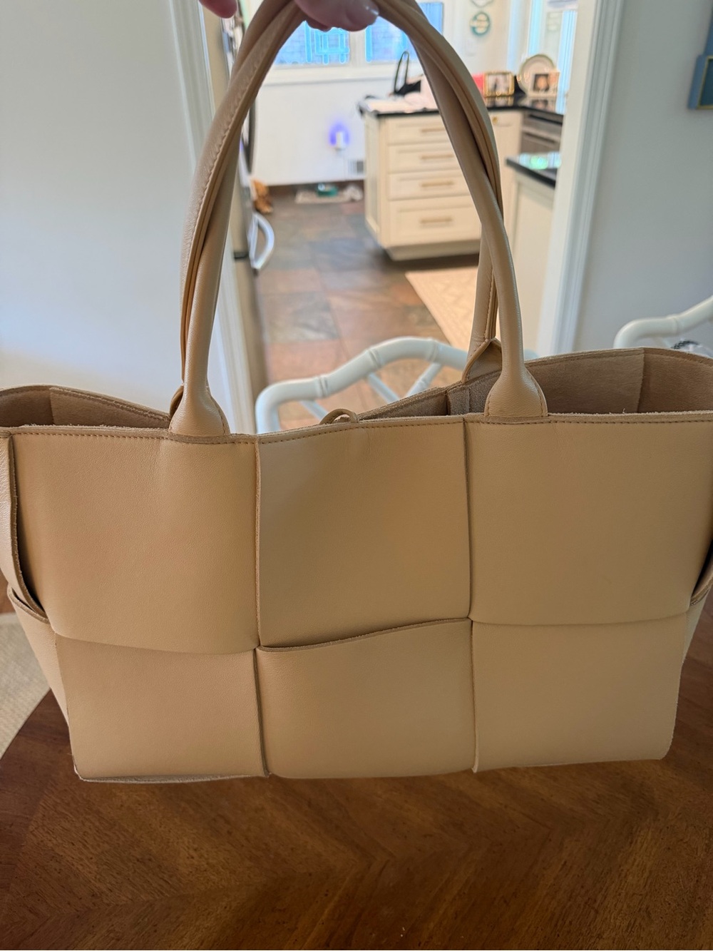 Bottega Veneta Arco Tote Almond
